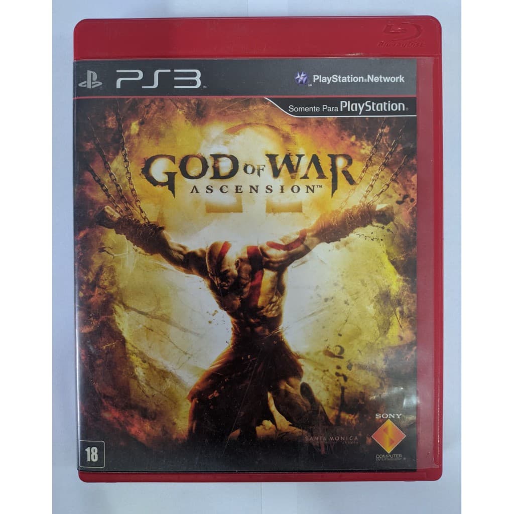 God Of War Ascension Original Mídia Física Ps3 - Envio Imediato