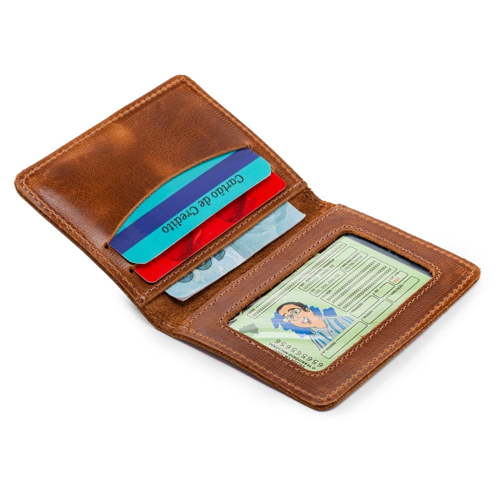 Carteira Pequena Cnh/cédulas/cartões Mini Couro Legítimo Super Promoção.