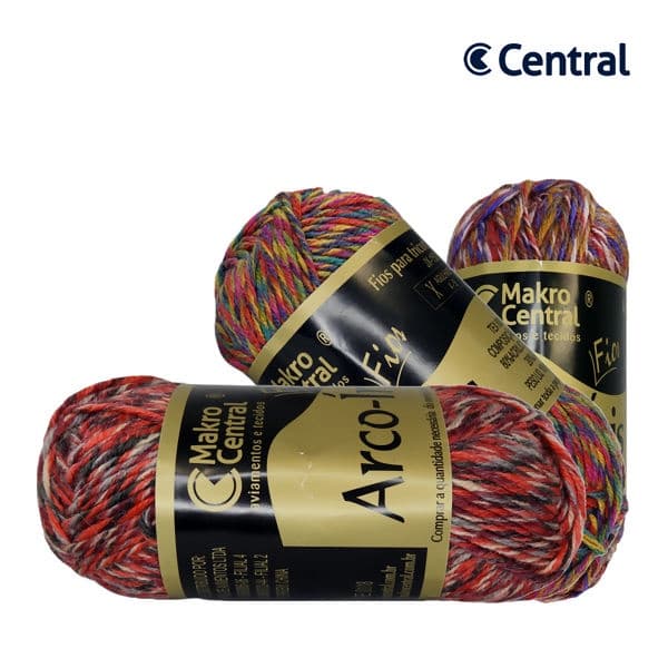 Lã Fio Arco Íris Makro - 100g