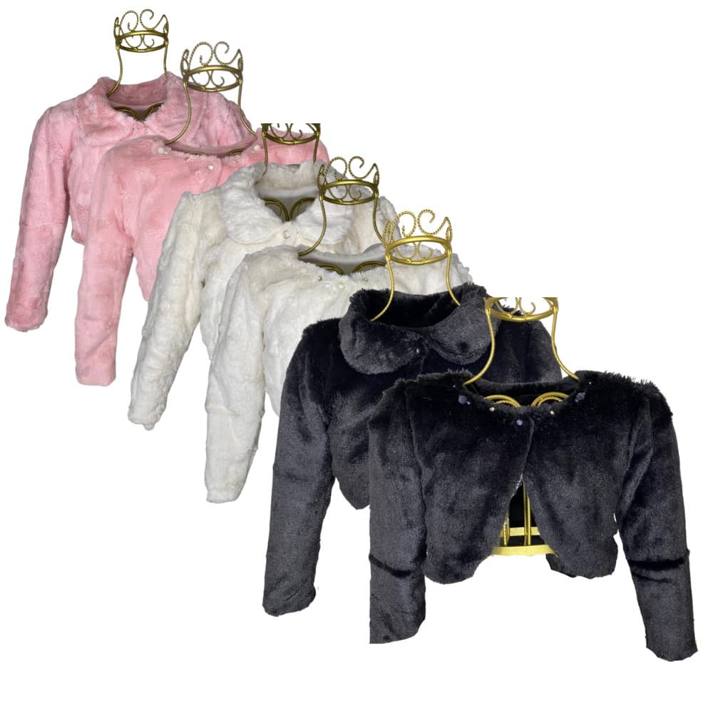 Boleros Para Meninas Bebê Poliéster Luxo Festa 1 ao 3