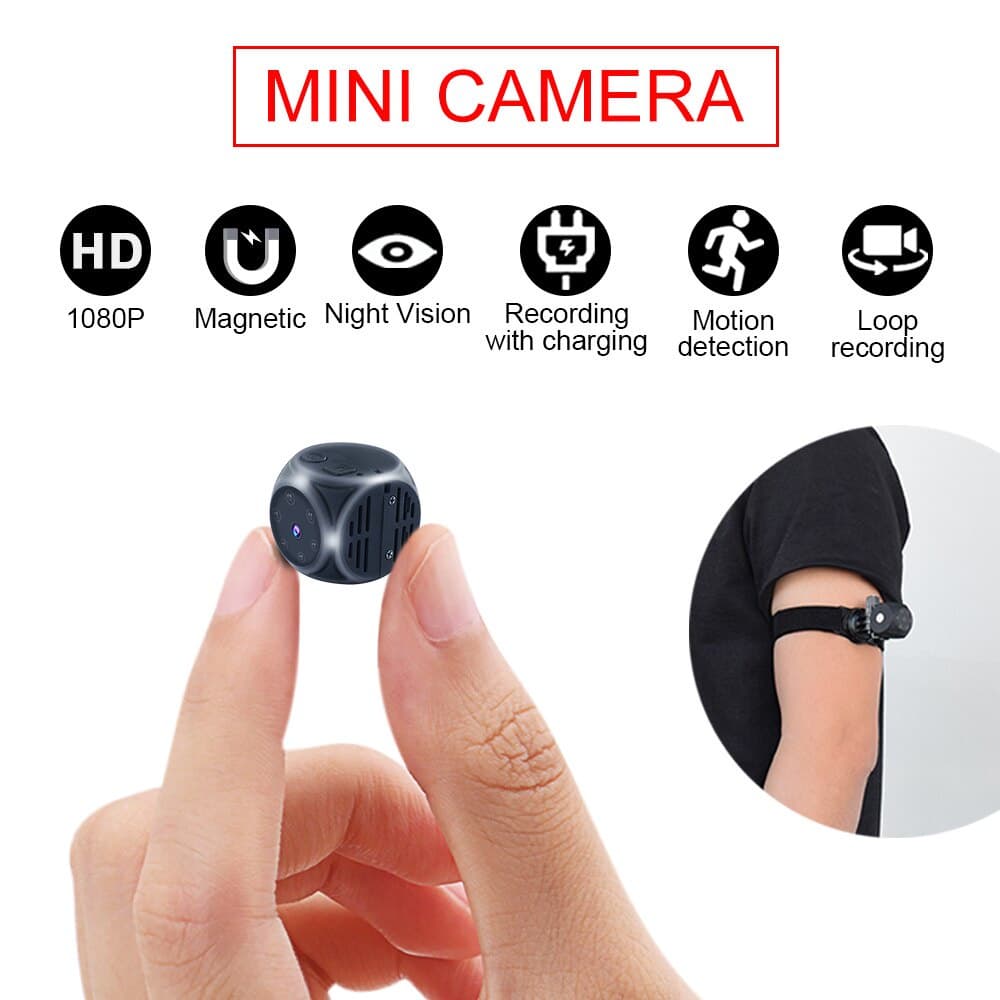 MD21 Mini Câmera HD 1080P Micro Digital Magnética Detecção De Movimento Do Corpo Instantâneo Loop De Gravação De Vídeo Indoor