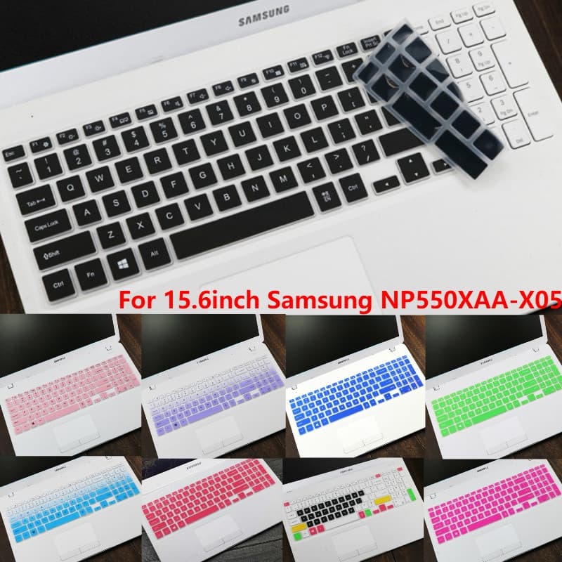 Capa Protetora De Silicone Ultra Fina Para Teclado De Laptop De 15,6 Polegadas Samsung Np550Xaa-X05