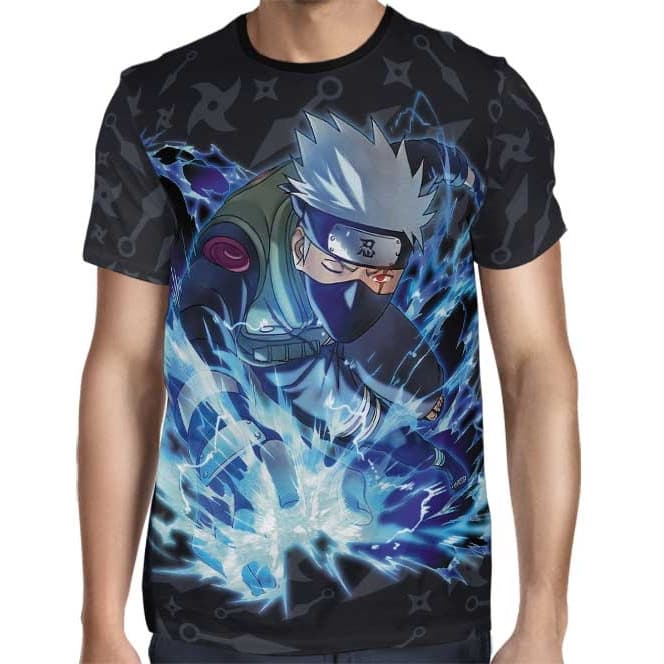 Camisa Naruto - Kakashi Hatake - Color Print