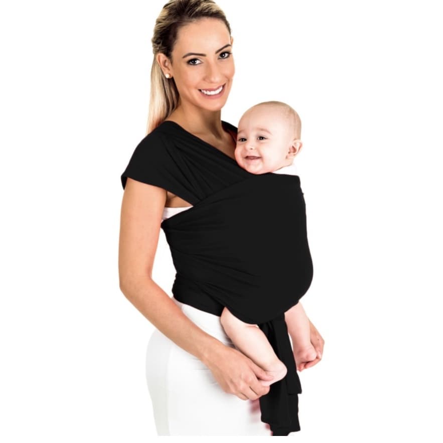 Baby Sling Mamãe Canguru Malha 100% Algodão - Super Macia/Confortável