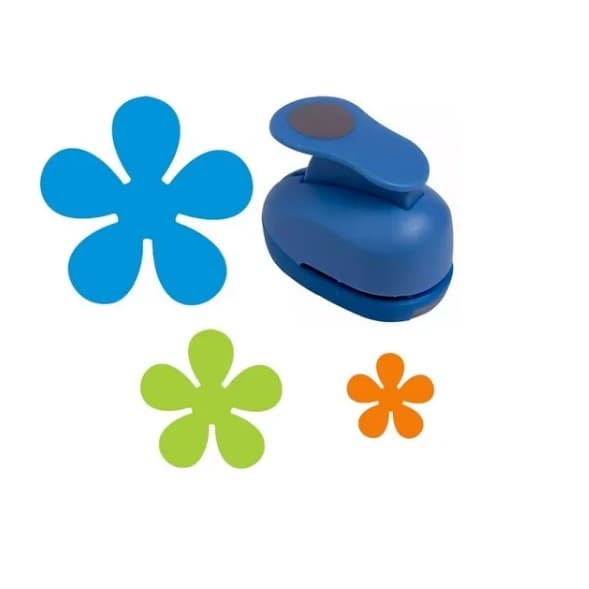 Kit Cortador Furador Eva Papel - Flor Hélice - 16mm + 25mm