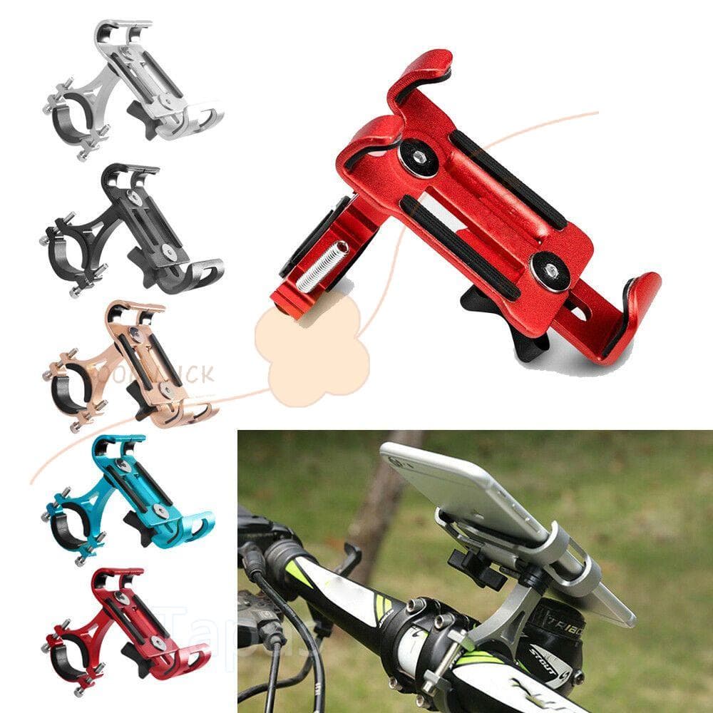 Tapas Suporte De Celular Universal Portátil Durável Em Metal De Alumínio Para Motocicleta / Celular / Multicolorido