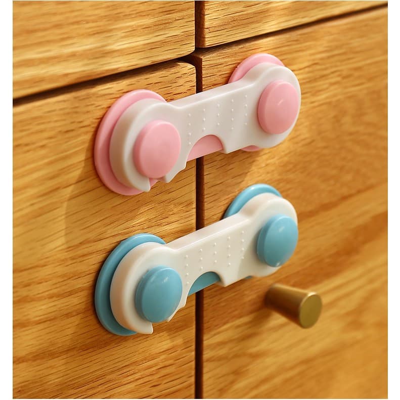 kit 2 pcs Fixador Prendedor Gaveta Armário Cozinha Para Crianças