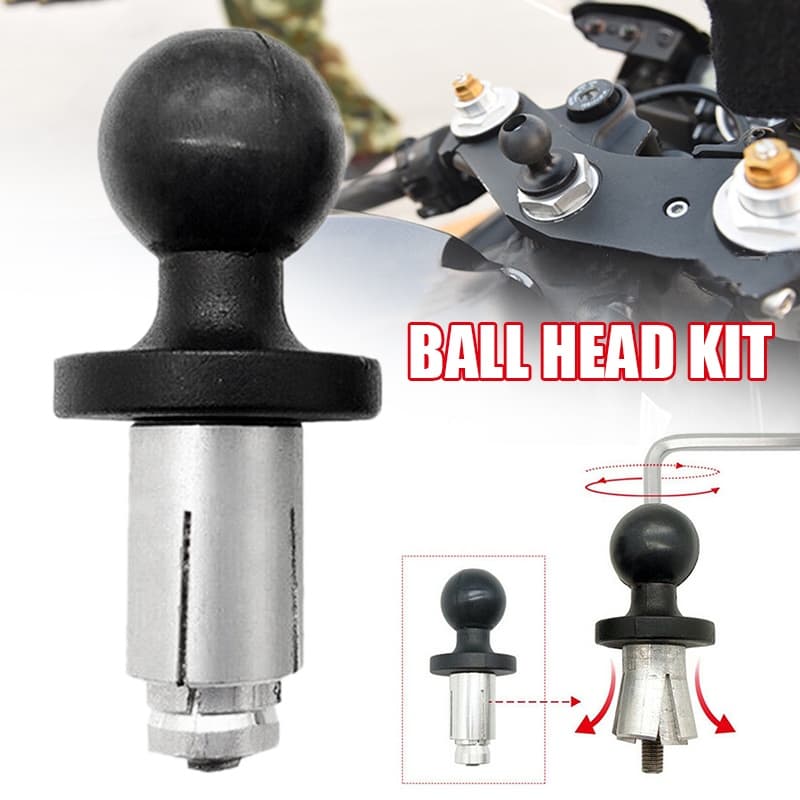 Nova Base De Haste De Garfo De Montagem De Alumínio Para Motocicleta Com Cabeça Esférica Kit RAM