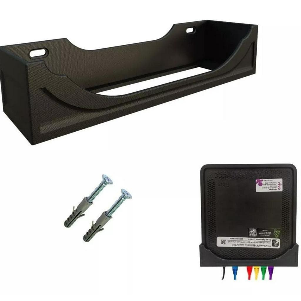 Suporte De Parede Para Modem Roteador Vivo Fibra 200 Mega