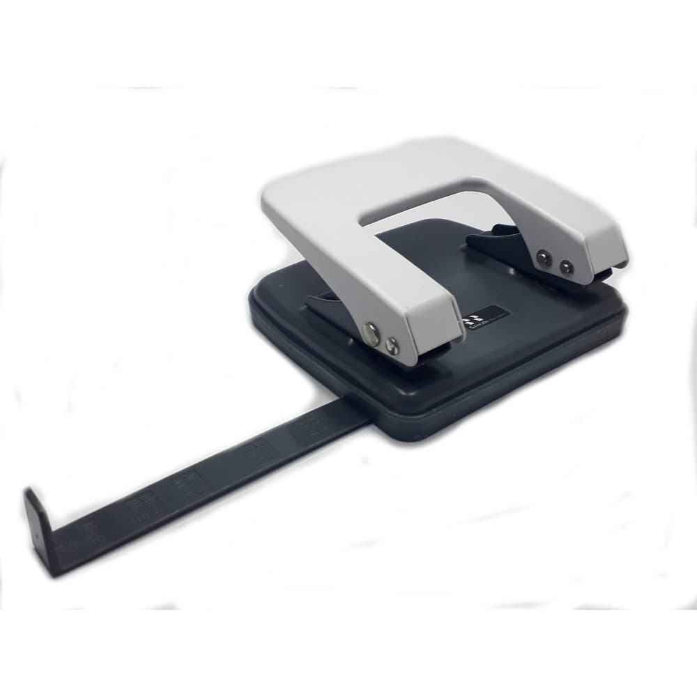 Perfurador de Papel 2 Furos para 20 Folhas com Margeador - Precisão e Praticidade Garantidas!