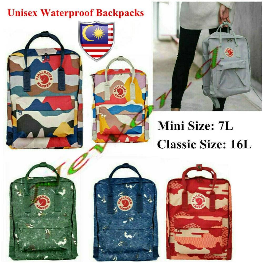 Mochila Unissex Para Laptop À Prova D'água