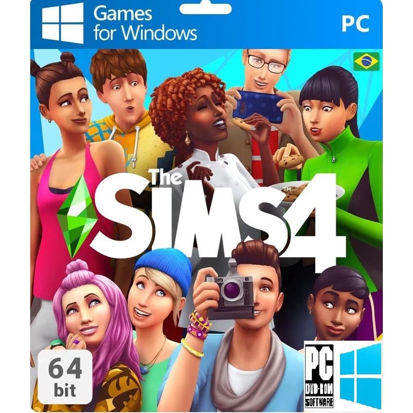 Game The Sims 4 Para Pc Base Com Todas Dlc´s (Expansões) 2026 PC Windows