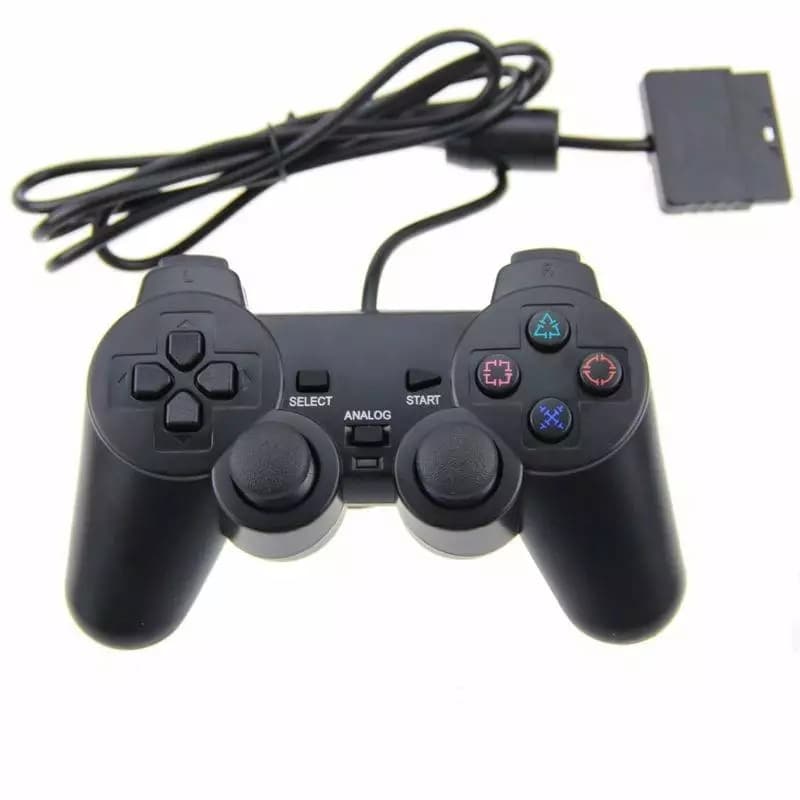 Controle Playstation 2 Com Fio Vibracao Jp359