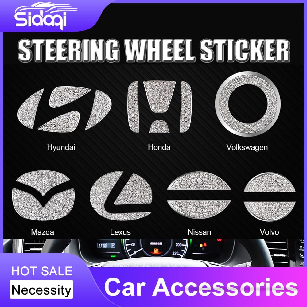 Emblema Do Volante Carro Decalques Crachá Estilo Para