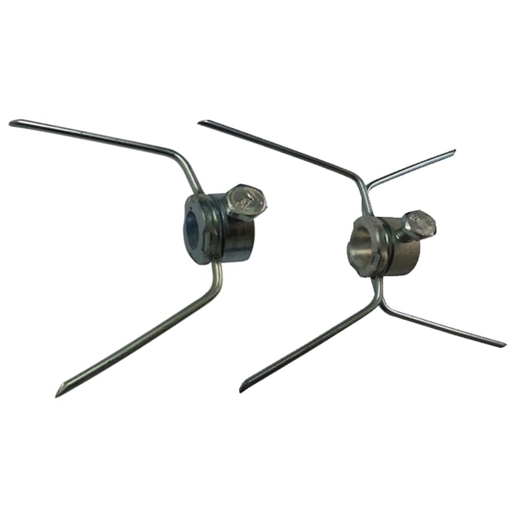 Kit Gancho Garfo 10 Duplo E 5 Simples Para Espeto Maquina Frango Frangueira