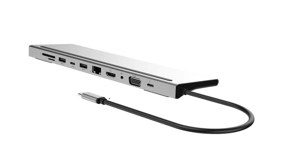 Dockstation Usb-c, 11 Em 1 Macbook, Dell, Huawei, Accer, Hp - HUB USB C 11 saidas