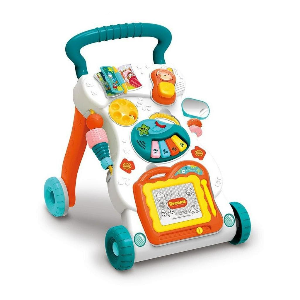 ANDADOR EMPURRADOR INFANTIL DIVERTIDO - seu Bebê aprende a caminhar da forma mais divertida e criativa