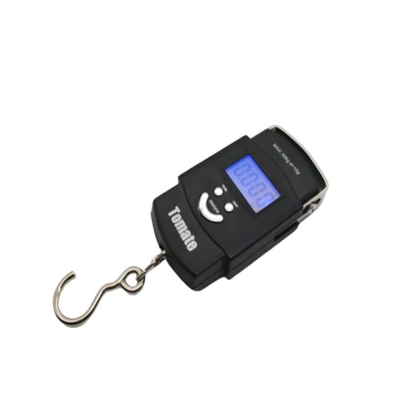 Balanca 50 Kg Com Gancho Pesca Viagem Mao Mala Peixe Bagagem Feira