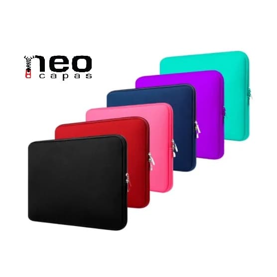 Capa Case Pasta Maleta para CHROMEBOOK Neoprene Slim Samsung/Positivo/Acer/HP/Lenovo, etc