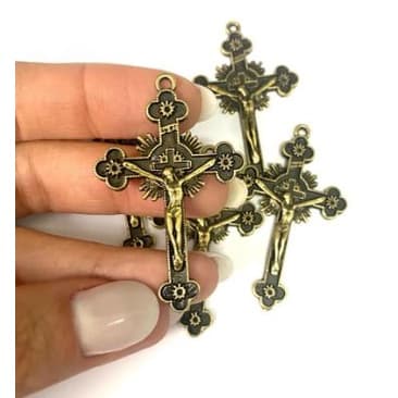 25 Cruz para Montagem de Terços - 5,3cm - Nº 292