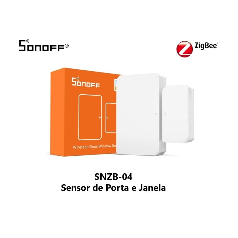 SONOFF SNZB-04 Sensor ZigBee Porta e Janela Aberto/Fechado