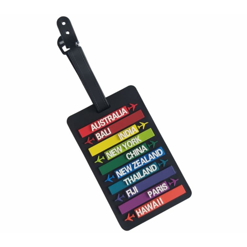 Tag Identificador de Mala de Viagem e Mochila, Austrália até Hawaii