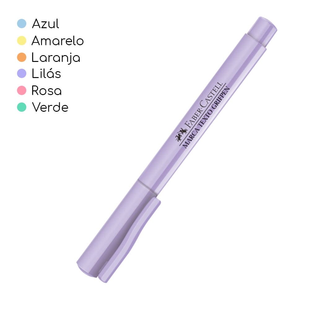 Marca texto FABER-CASTELL Grifpen Pastel - UNIDADE