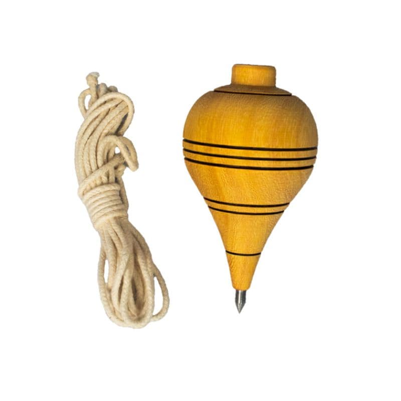 Pião de Madeira Artesanal 2° Linha Brinquedo Antigo Retro + Fieira