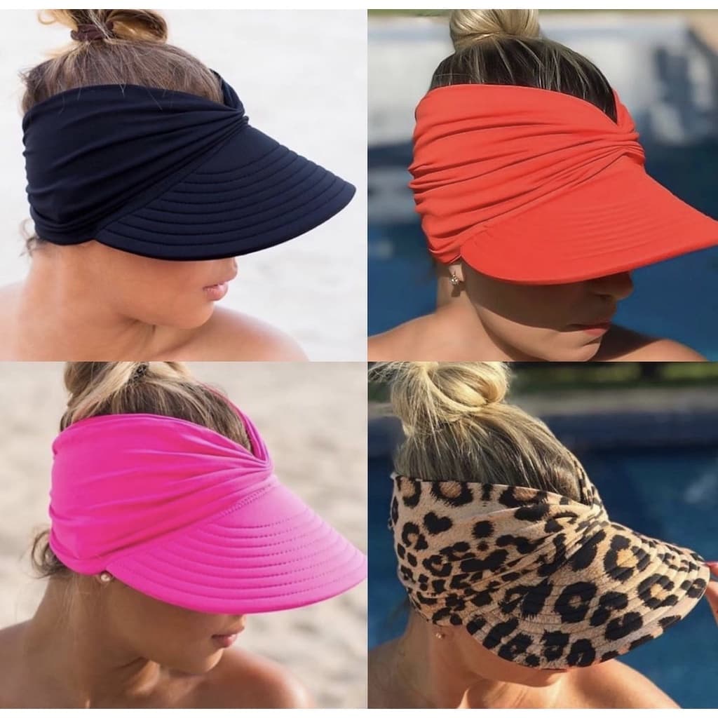 Viseira Turbante De Praia Varias Cores