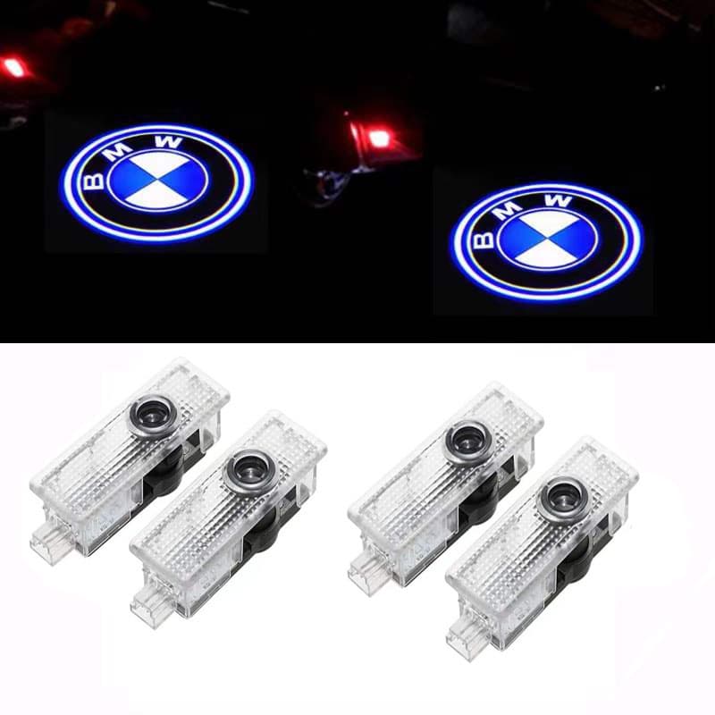 4 Pcs LED Step 4 Logo Porta Cortesia Luz De Boas-Vindas Fantasma Sombra Laser Projetor Para BMW FIAT