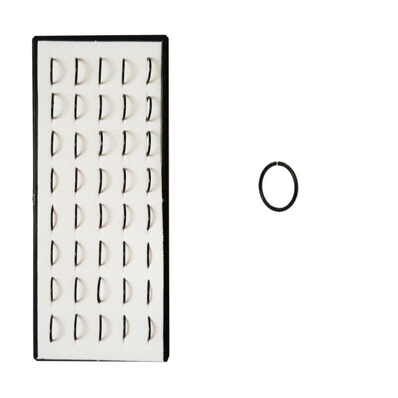 40 Piercing De Nariz Argolinha Silicone - Preto  Pronto Entrega