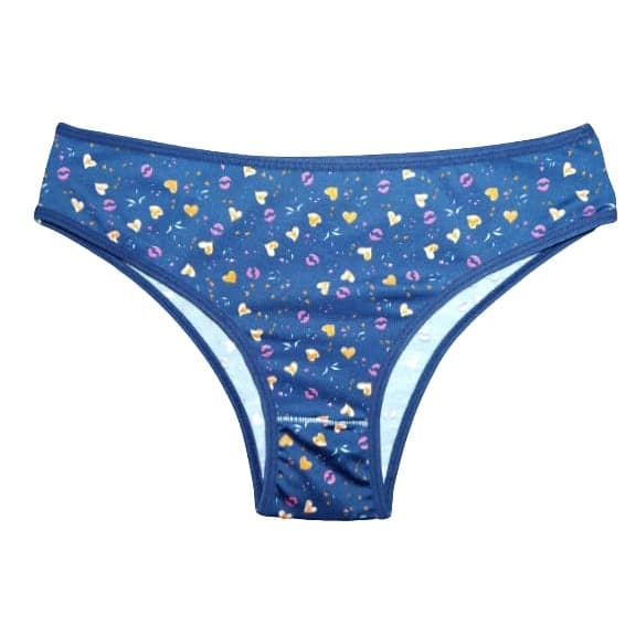 Kit Com 10 Calcinha Juvenil Microfibra menina moça Big Love Veste 10 até 16 anos