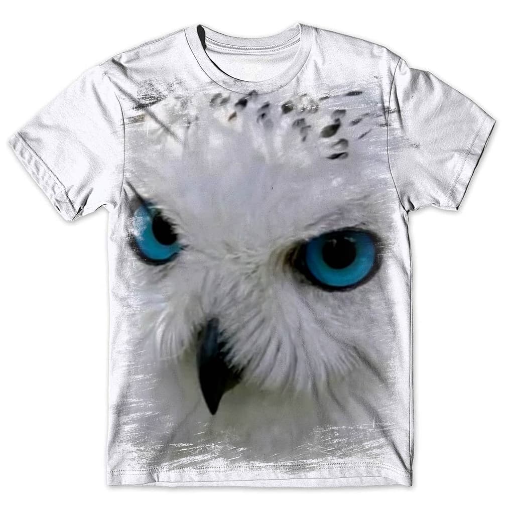 Camisa Camiseta Masculina Ave Coruja 4