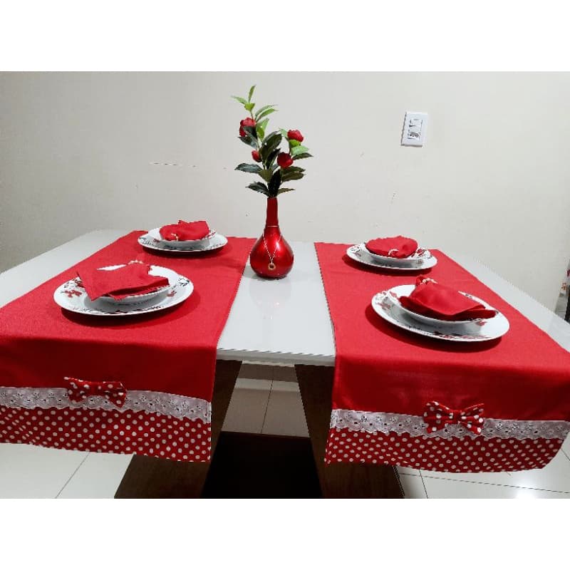 Caminho Trilho de mesa com laço 1.45 X 0.40