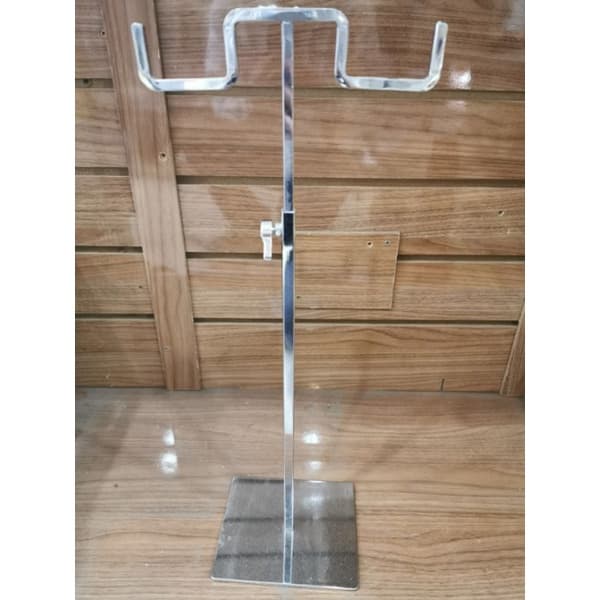 expositor de bolsa duplo regulável