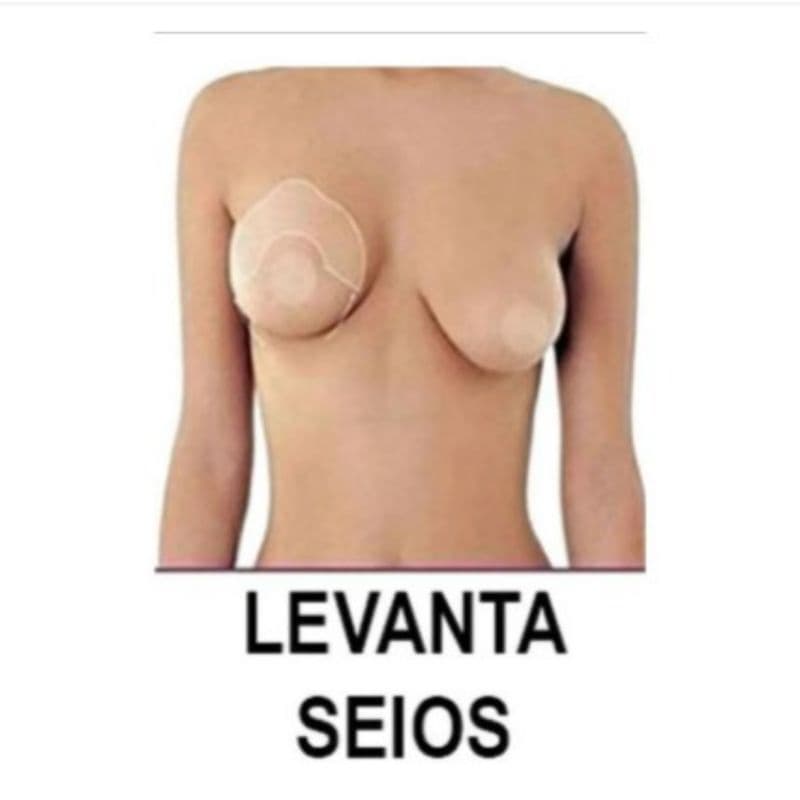 Kit 10 Pecas Adesivo de Silicone Anti Flacidez / Fita Invisível / Levanta os Seios