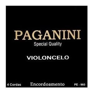 Encordoamento Para Cello Violoncelo Pe960 - Paganini