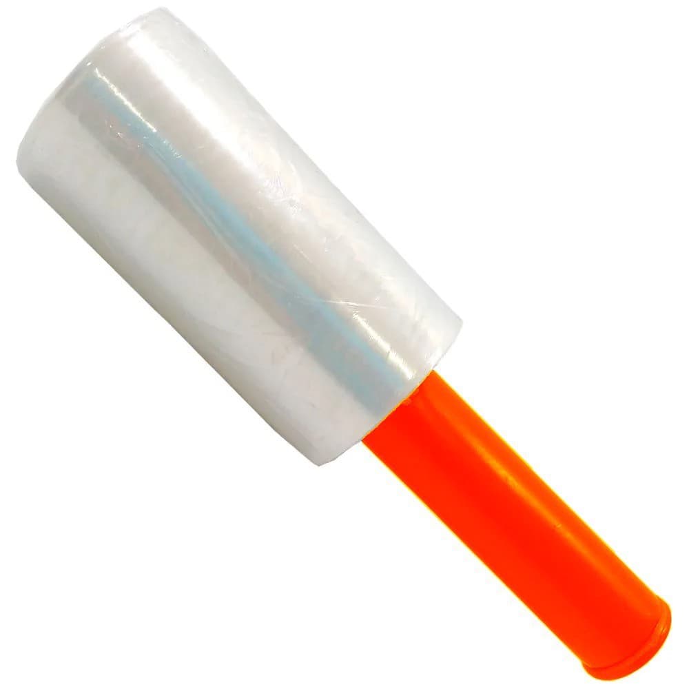Bobina Filme Stretch Com Suporte 10Cm X 0,25 Micras -  1 Rolo - Para Malas, Proteção De Volantes/ Empacotamentos