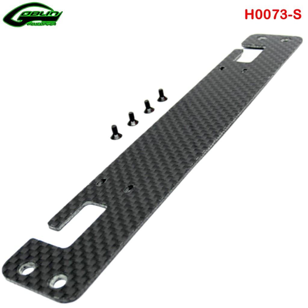 Suporte de Bateria Rx de Fibra De Carbono para helicóptero Goblin 630 A 700