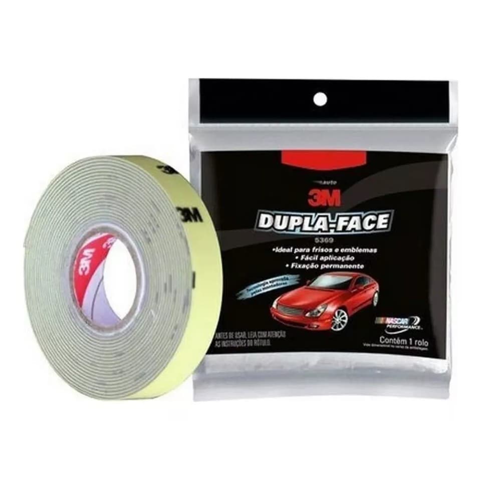 Fita Automotiva Dupla Face 5369 de 12mm x 3m Original 3M