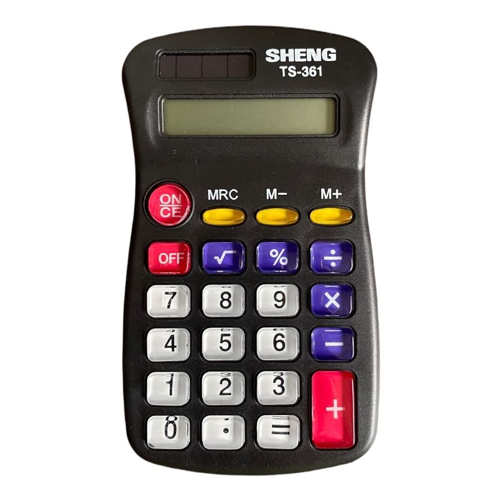 Calculadora Mini eletrônica pequeno de bolso 8 dígitos TS-361 TG