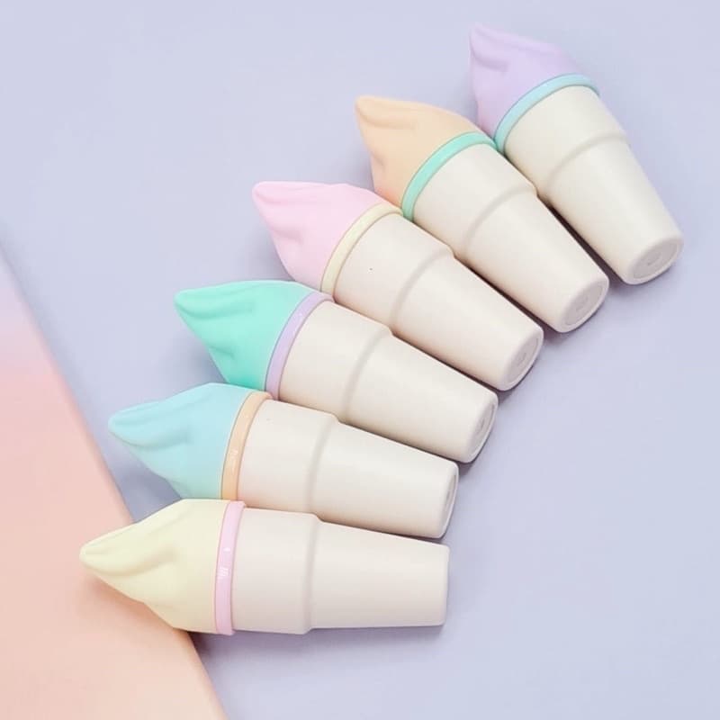 Marca Texto Sorvetinho Tons Pastéis - Papelaria Criativa