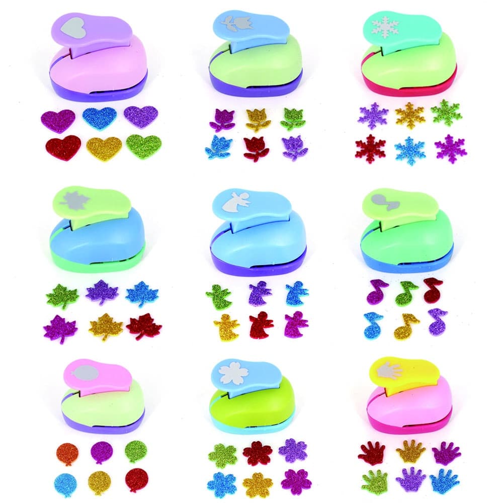 Furador De Papel Infantil Cortador De EVA Scrapbook Tamanho Médio 15mm