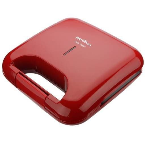 Sanduicheira Grill Britânia Toast BGR01V 750W, Vermelha