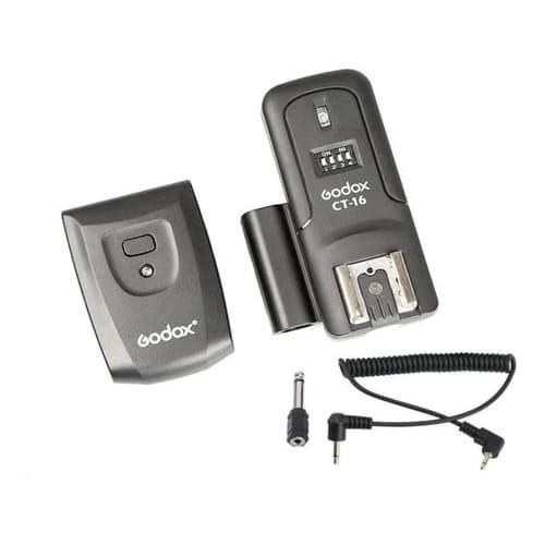 Rádio Flash Godox Greika Ct-16 Canais Transmissor E Receptor