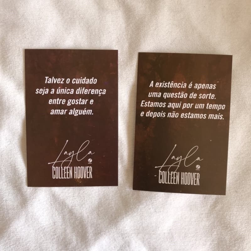 KIT CARDS - Layla, Colleen Hoover