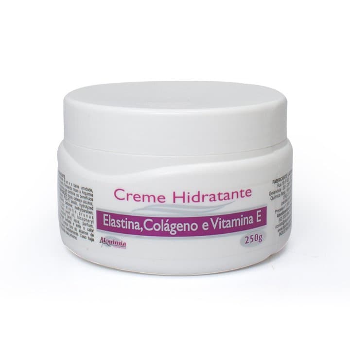 Creme Hidratante Elastina - Colágeno - Vitamina E 250g - Alquimia