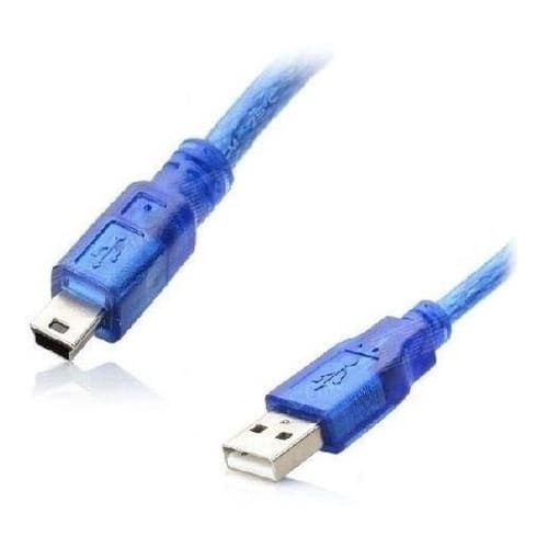 Cabo Adaptador Usb Macho / Mini 5p 20 Cm Para Hd Externo 2.0