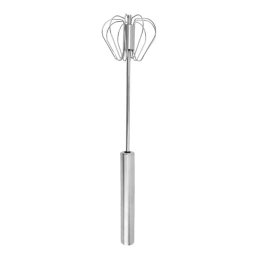Batedor Fouet De Ovos Omelete Mixer Semi Automático Inox