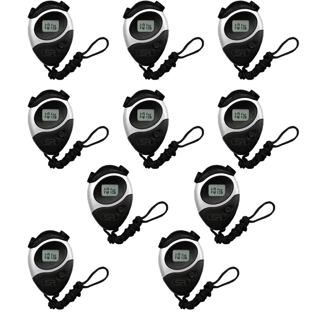 Kit Cronometro Progressivo Digital Alarme, Hora E Data C/ 10